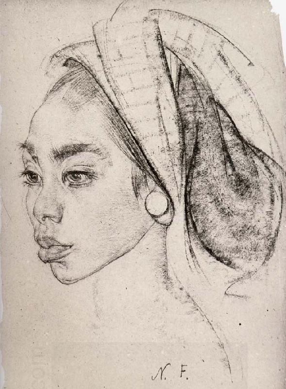 Nikolay Fechin Oriental girl